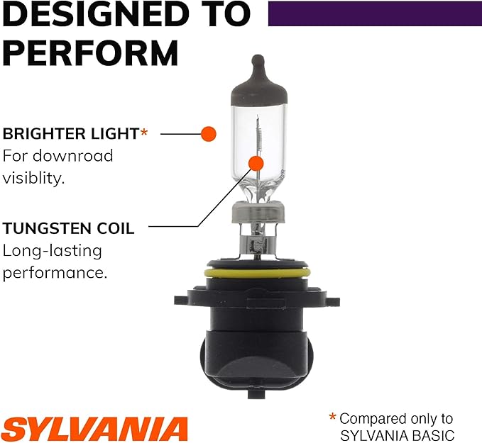 SYLVANIA - 9006 XtraVision Halogen Headlight Bulb - High-Performance Car Headlight - Replacement Halogen Light - For Automoti