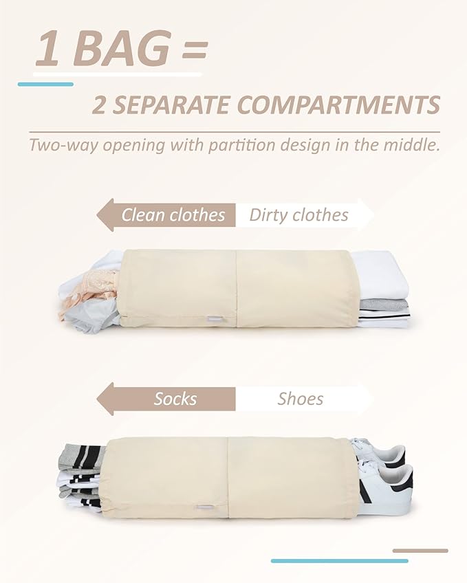 BAGSMART 6 Set /4 Set/2 Set Compression Packing Cubes for Travel, Lightweight Luggage Organizer Bags, Durable Space Saver Bag