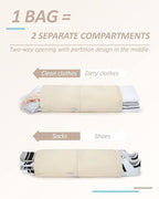 BAGSMART 6 Set /4 Set/2 Set Compression Packing Cubes for Travel, Lightweight Luggage Organizer Bags, Durable Space Saver Bag