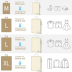 4 Set Compression Packing Cubes, Suitcase Organizer, Lightweight Travel Essentials, Compression Bags For Travel Accessories L