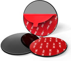 Dashboard Pad Mounting Disk for Suction Cup Phone Mount, 3.2" (82mm) 3M Car Sticky Base Plate for Phone Holder, Dash Mount, GPS Holder - Flexible & Heat-Resistant, for Flat & Curved Surface [3 PACK]