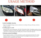 600ML Headlight Restoration Liquid,Automobile Headlight Lens Polish Repair Liquid, Car Headlight Scratch Restoring Fluid for 
