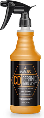 Suds Lab CD Ceramic Detail Spray, Wax Preserving Detailing Cleaner, Easy Surface Prep, Remove Dirt Dust And Oil, Water Repell