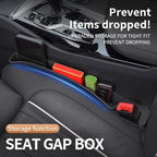 Car Seat Gap Filler, Seat Gap Organizer with Phone Holder, Car Seat Accessories, Car Organizer Fit Car SUV Truck, 2PCS Seat Gap Filler and 2 Pack Car Purse Hook