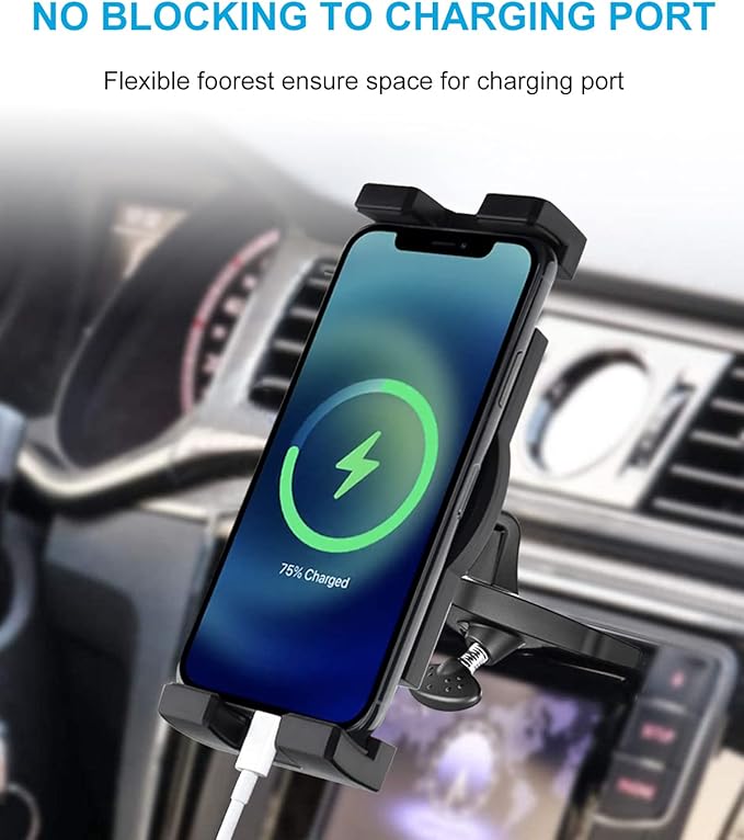 Car CD Slot Tablet Mount Holder for 4.7"-13" Phone & iPad Ultra Sturdy CD Player Car Tablet Holder Stand with 360° Rotation, Compatible with iPad Pro/Air/Mini, Galaxy Tabs, iPhone, Tablets
