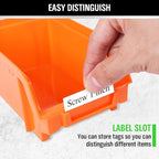 SWANLAKE GARDEN TOOLS 30-Bin Wall-Mounted Storage Bins, Heavy-Duty Garage Tool Organizer for Screws, Nuts, Bolts, Nails, Smal