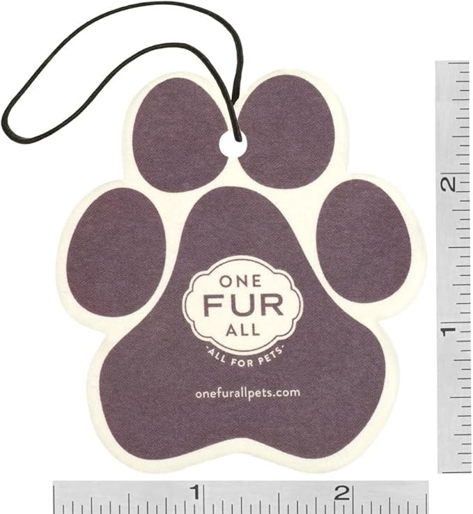 One Fur All Pet House Car Air Freshener - Mediterranean Sea Pack of 4 - Non-toxic Car Air Freshener - Pet-Friendly Air Freshe