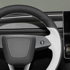MEWANT Tesla Model 3 Highland/Model Y DIY Stitching Steering Wheel Cover Wrap for Tesla Model 3 Highland 2023-2025/Model Y 2025 Highland for Tesla Model 3/Model Y Accessories