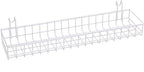 Kaforise Multipurpose Mesh Wall Metal Wire Basket, Grid Panel Hanging Tray, Wall Mount Organizer, Wire Storage Shelf Rack for