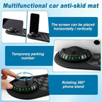 Multifunction Car Anti-Slip Mat, Car Dashboard Mobile Phone Holder, Anti Slip Mat Phone Holder and Temporary Parking Number P