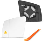 Driver Side Blind Spot Mirror Compatible with Mercedes Benz G550 W463, GLE350 ML350 W166, GL450 X164, GLS450 X166, R350 W251, Mercedes Benz GL GLE ML G GLS R Class - Left Mirrors, Heated
