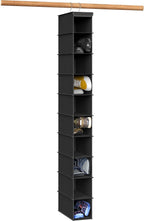 Simple Houseware 10 Shelves Closet Hanging Shoe Organizer, Black