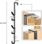 Over The Door Hooks, Metal Door Hooks for Hanging, Over The Door Purse Organizer for Coat Hanger, Back of Shower Door for Han