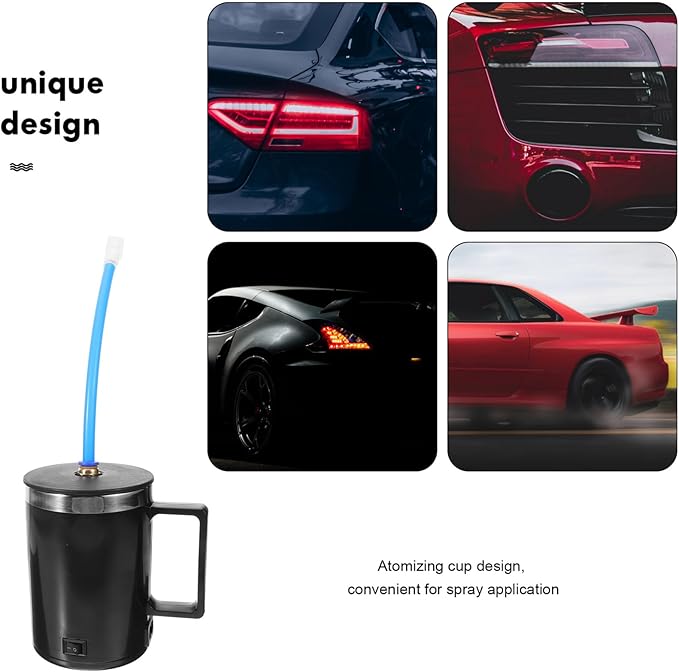 Polymer Headlight Restoration Kit Atomizing Cup Car Headlight Repair Tool Leakproof Nozzle