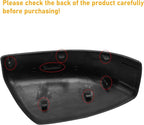 Moonlinks Compatible with Nissan Sentra 2013 2014 2015 2016 2017 2018 2019 Left Side Mirror Cover Replacement, Glossy Black Left Driver Side Door Rearview Mirror Cap Trim