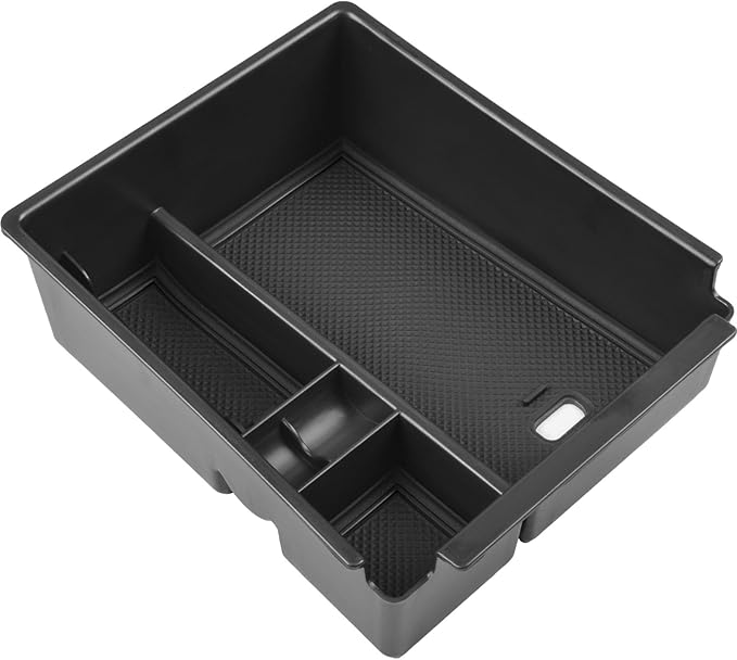 Center Console Organizer Compatible with 2022-2024 Hyundai Tucson & Santa Cruz 2022-2026 Interior Accessories Armrest Storage Box Insert Tray (Not for 2025 Limited/Hybrid/Plug-in Hybrid) Black