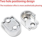 12 Pcs Closet Wardrobe Rod Holder Socket End Support Pipe Bracket U-Shaped Flange For 19mm/0.75" Rod