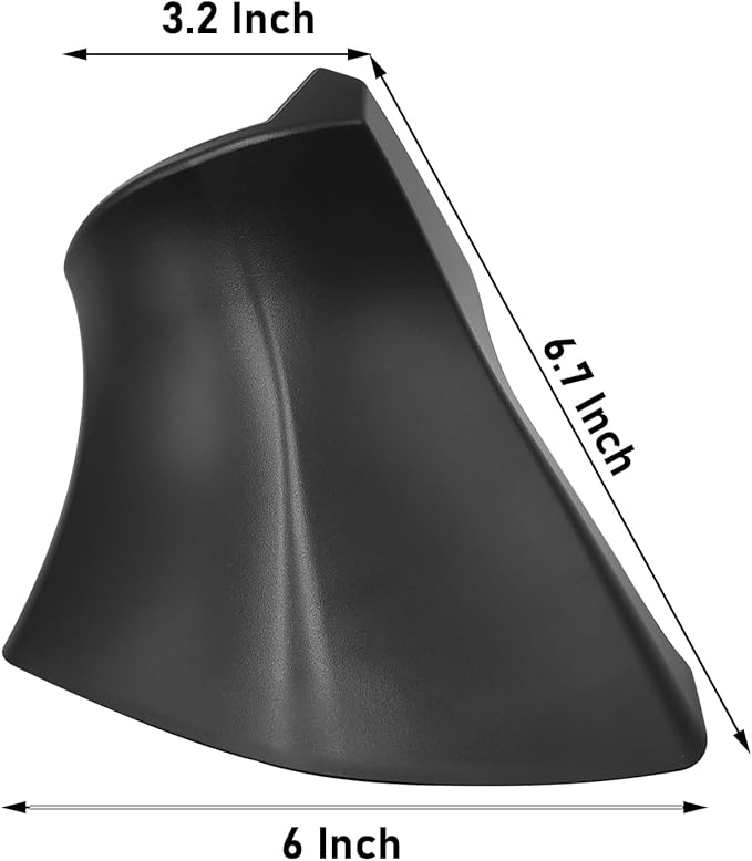 Jaronx Compatible with Toyota Highlander Side Mirror Cover 2020-2024, Passenger Rearview Triangle Base Cover Trim for Toyota Highlander (NOT FIT GRAND HIGHLANDER) (Right Side)