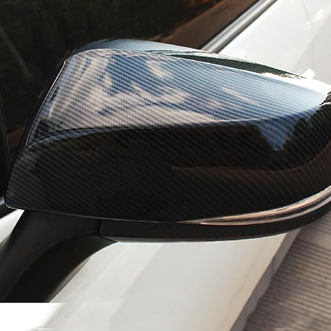 Tocatus Rearview Mirror Cover Side Mirror Protector for 2019 2020 2021 2022 2023 2024 Toyota RAV4, ABS Carbon Fiber 2pcs