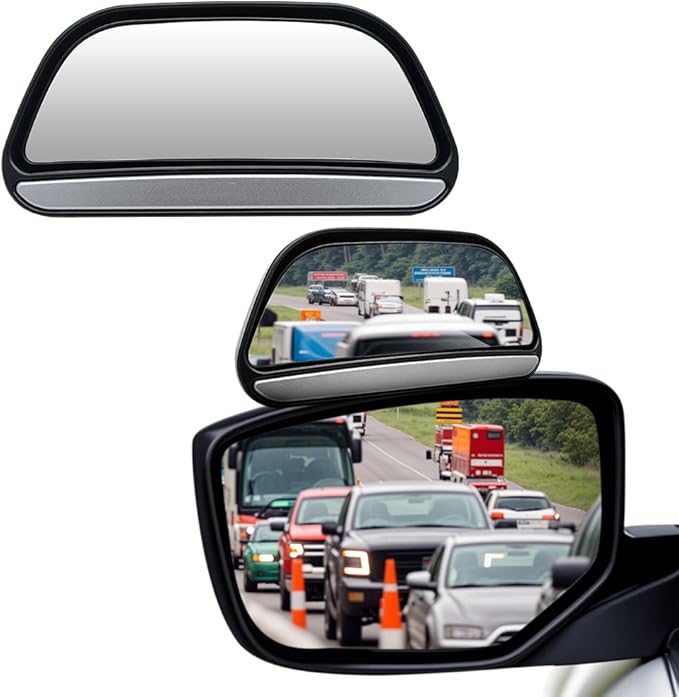 Blind Spot Mirror 2 Pack Car Side Mirror Blindspot Adjustable Car Auxiliary Wide Angle Side Rearview Mirror for Car SUV Truck RV