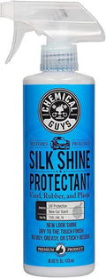 Chemical Guys Silk Shine Tire and Trim Dressing and Protectant – Non-Greasy Vinyl, Plastic & Rubber Spray, Plastic Restorer f