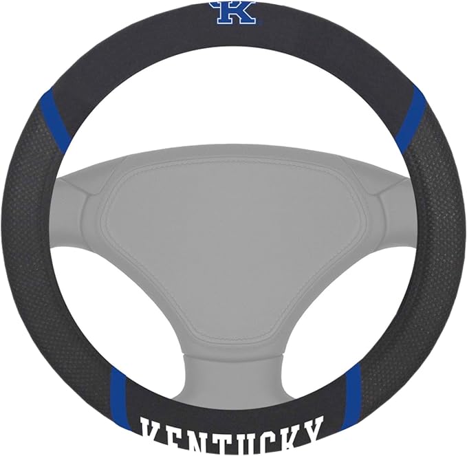 FANMATS NCAA Unisex-Adult Embroidered Steering Wheel Cover
