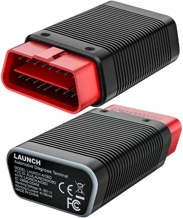 LAUNCH AIOBD Bluetooth OBD2 Scanner Connector, High-Speed Universal OBD2 Scanner Connector for 95% Cars, Bi-Directional &