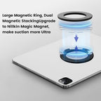 Nillkin iPad Magnetic Wall Mount Holder, Tablet Holder Magnets Mount for Kitchen car,Kids,Bathroom, Car headrest Backseat, Mount for Apple TV, Router, Smart Home hub, Photo