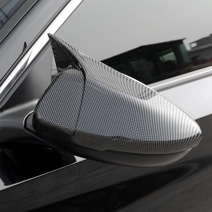 YINGTUU for Honda Accord 10th Gen 2018 2019 2020 2021 2022 2023 2024 2025 Car Ox Horn Side Rearview Mirror Cover Wing Mirror Protect Stickers Exterior Accessories Decals Carbon Fiber Pattern