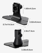 Carplay Mount for 7/9/10.26” Portable CarPlay Screen Holes Mount Holder,GPS Holder with Replaceable Extra-Large Adhesive Base,Adjustable Dashboard Sticky Stand for Car Play Devices