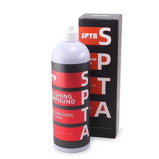 Final Finish Polishing Compound, SPTA 33.8oz (1000ml) Polishing Compound Car Scratch & Swirl Remover Rubbing Compound & Finishing Polish Buffing Compound Swirl Remover for Automotive Paint Correction