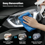 Headlight Restoration Kit, 2026 New Headlight Cleaning and Polishing Spray, Multifunctional Headlight Oxidation Remover Spray