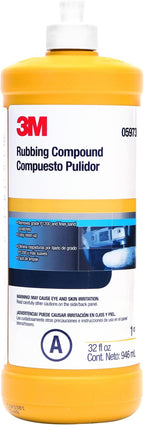 3M Rubbing Compound, 05973, Liquid Formula,1 qt (32 fl oz/946 mL)