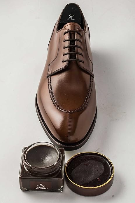 Saphir Medaille d'Or Pommadier Cream 75ml – Natural Cream Leather Shoe Polish, Leather Conditioner for Boots, Handbags