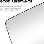 Passenger Right Side Power Heated Mirror Glass for 2011-2014 Ford F-150 with Rear Holder, Blind Spot Convex Side View Mirror, Replace for 4L3Z-17K707-DA