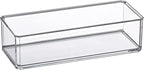 Amazing Abby - Glamour - Acrylic 1-Compartment Makeup Organizer, Transparent Plastic Lipstick Holder, Perfect Bathroom Vanity