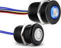 Acegoo RV 3 Way Dimmer Kit DC12V All-Aluminum 3-Way Dimming Switch for Boat Motorhome Camper Van Trailer Truck Car LED Strip Light, Multi Location On/Off/Dimming Switch, DC12-24V 6Amps (Black)