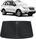 TINGLU Sun Shade for Subaru Forester 2014-2018 Accessories Windshield Sun Shade Window Shade UV Rays Protection Sun Visor Cover with Steering Wheel Sunshade Storage Bag