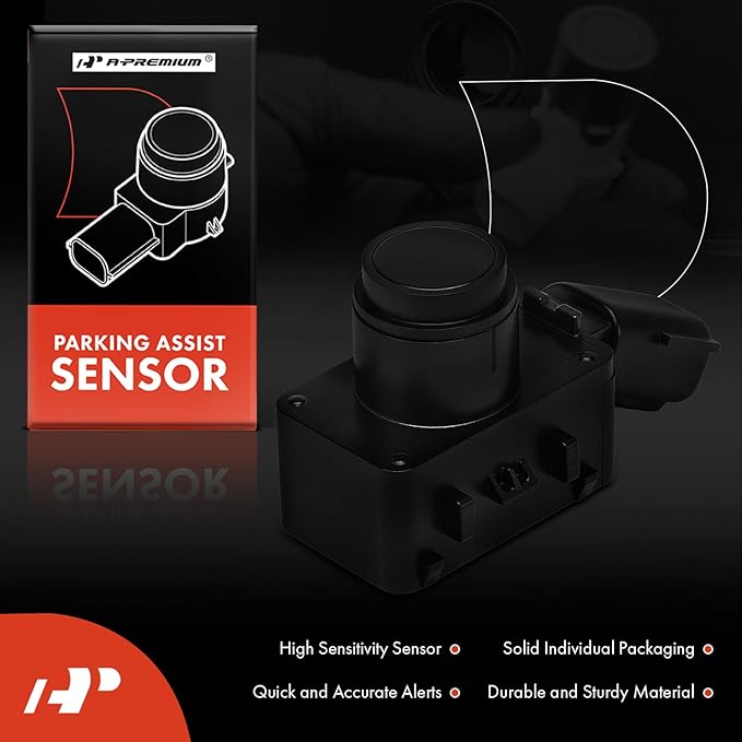 A-Premium Front Reverse Backup Parking Assist Sensor Compatible with Toyota & Models Models - Prius 2016-2017/2019-2022, Prius AWD-e 2019-2022, Prius Prime 2017-2022, RX350, RX450h, RX350L, RX450hL