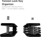 Metallic Key Organizer - Aluminum Key Organizer holder, Minimalist Innovative Keychain.