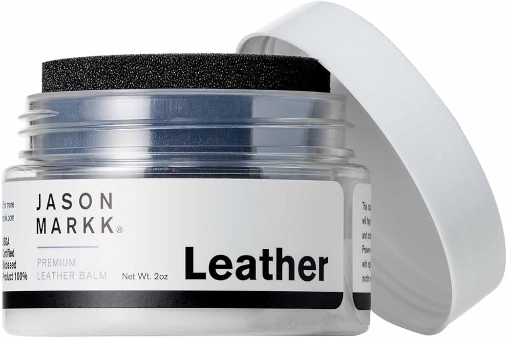 Jason Markk Leather Care, Cleans, & Conditions - Ideal for Maintaining, Polishing, & Protecting Leather Goods