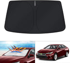 KUST Windshield Sun Shade Custom Fit for Toyota Camry 2012-2015 2016 2017 Accessories Sunshade Foldable Sun Visor Protector Block UV Rays