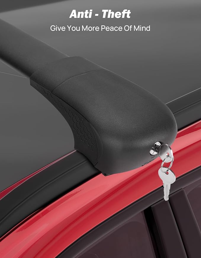 JOYTUTUS 220lbs Roof Rack Cross Bars Compatible with Kia Sorento/Sorento Hybrid 2021-2025 (NOT Fit X-Line/X-Pro), Heavy Duty Aluminum Roof Rails Crossbars Rooftop Cargo Carrier Luggage