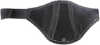 1X Genuine Leather Bucket Seat Belt Guide Seatbelt Holder Protector for Bride RECARO 【Black Leather/Black Stitching】