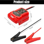 Jumper Cables Adapter for Milwaukee 18V M18 Battery Jump Car Starter,Up to 3.5L Gas Diesel Engines,12V Portable Jump Car Starter Battery,Automotive Booster Cable Adapter(Battery not Included)