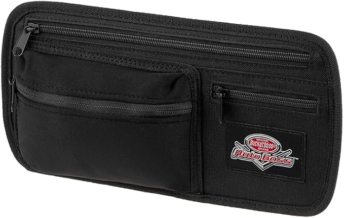Bucket Boss - AutoBoss Visor Organizer, Auto Boss (AB30040), Black (Pack of 6)