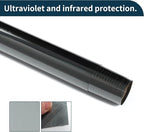 Motoforti Nano Ceramic Car Window Tint Film VLT 47% IRR 55% UVR 80% Black 5ft x 30inch Privacy Film 2mil PET 1 Pc
