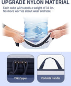 ECOHUB 6 Set Compression Packing Cubes, Lightweight Cruise Ship Vacation Travel Essentials, Durable Travel Accessories for Su
