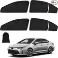 ZATOOTO Toyota Corolla Car Window Shades for 2019-2024, Suede Car Window Covers for 100% UV & Privacy Protection, Heat Insulation, Splicing Design for Rear Side Window Sun Shade for Baby