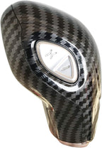 ruihe Car Gear Shift Knob Cover Carbon Fiber Color Sticker Trim Fit for Ford Focus Fiesta Fusion Escape C-Max Transit-150 Tra